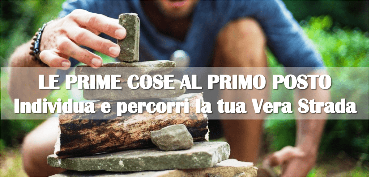 LE PRIME COSE AL PRIMO POSTO